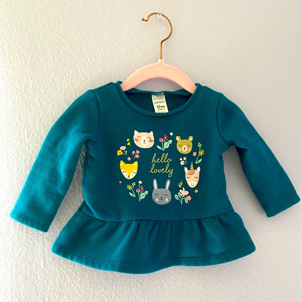 Carter’s Navy Sweater Top